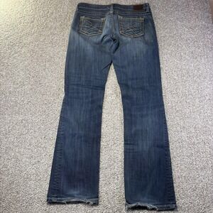 BKE Payton Jeans Womens 28x33 Blue Medium Wash Bootcut Embroidered Denim